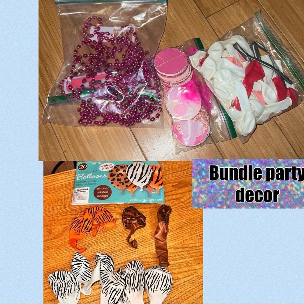 party city supplies balloons themed pink and animal print!